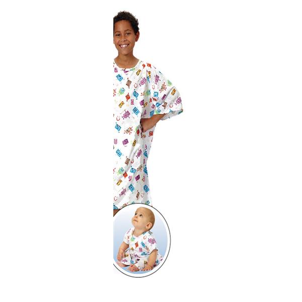 Fashion Seal Gown Patient X-Large White Pediatric Ea - 5521-XL