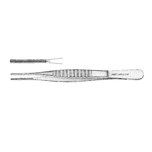 Integra Miltex Inc Forcep Vascular Tissue Debakey 9-1/2" 24Mm Tips Serrated Serrated Custom Ea - 320-112
