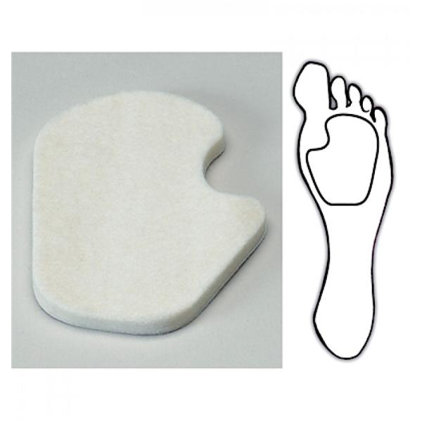 Aetna Felt Corporation Pad Sesamoid Foam 1/4" Thick Adhesive 25/Package - 29418