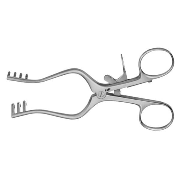 Aesculap Retractor Weitlaner 130Mm/5-1/8" 3X4 Blunt Teeth Ea - BV074R