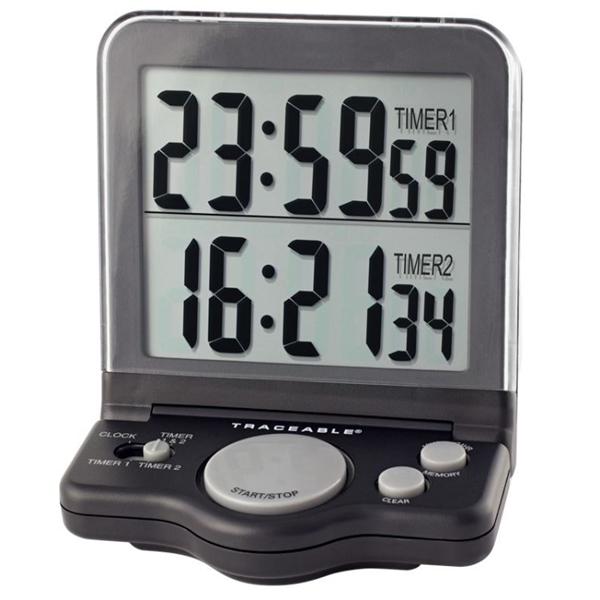 Control 3 Traceable Jumbo Digital Timer 23 Hours, 59 Minutes, 59 Seconds Audible Alarm Ea - 5022