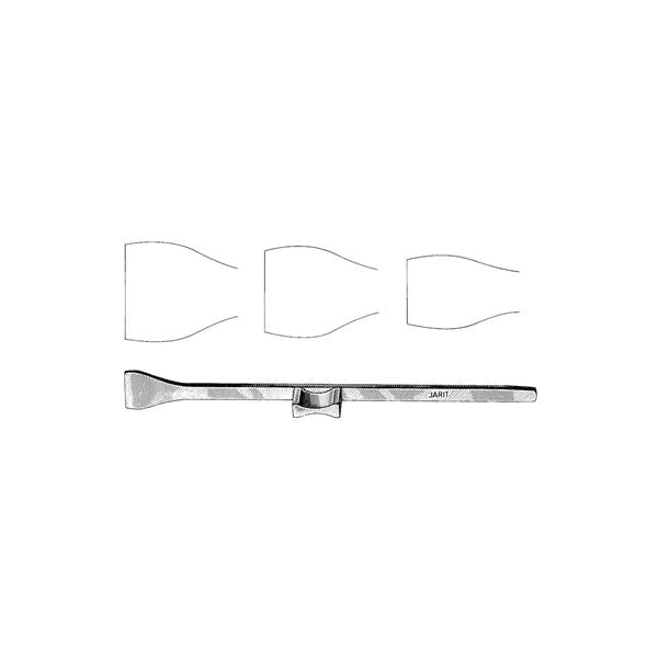 Miltex-Integra Osteotome Straight Rubin 11Mm 6-1/2" With Finger Grip Ea - 410-318