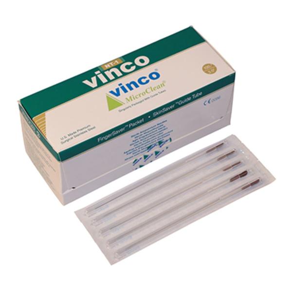 Fabrication Enterprises Needle 34Gx3" Vinco Microclean Acupuncture Sld Dpth Indctr Cnvntnl 100/Bx - 11-0313