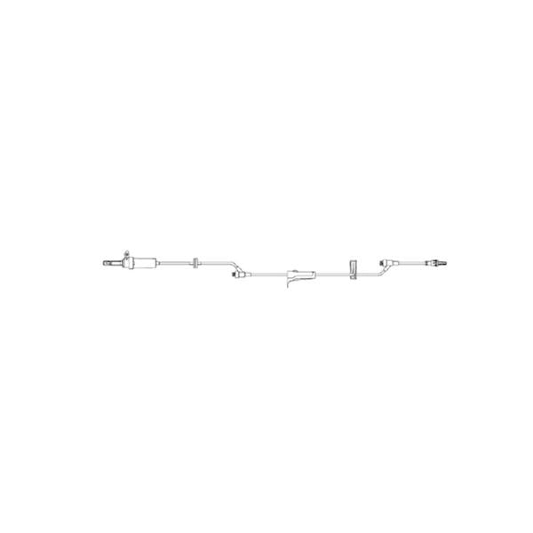 Carefusion Pyxis Iv Administration Set Needleless 2 Y-Injection Sites 105" 20 Drops/Ml 50/Case - A2-80072
