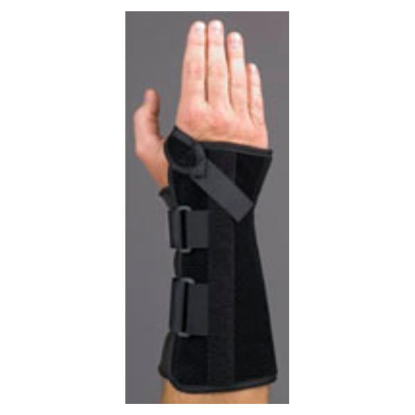 Medical Specialties Brace V-Strap Wrist Black Size Large Left Ea - 223265