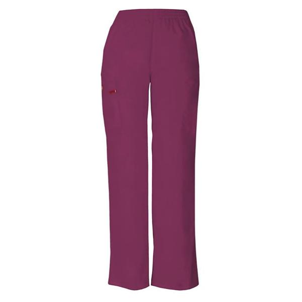 Dickies Scrub Pant Dickies Womens X-Small Petite Wine Ea - 86106PWIWZXS