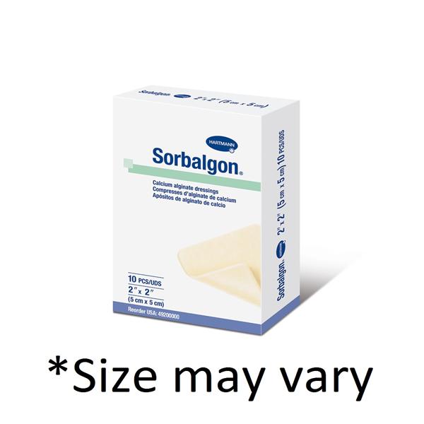 Hartmann USA Dressing Sorbalgon Calcium Alginate 4X4" 10/Box - 49210000