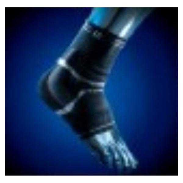 La Pointique International LTD Support Orthotic Ankle Power-Knit Black/Gray Size Large Ea - 110XT-L