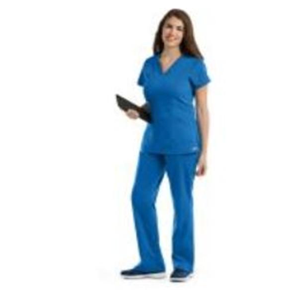 Grey's Anatomy (TM) Scrub Top Greys Anatomy 41452 Womens Small New Royal Each - 41452-08-S