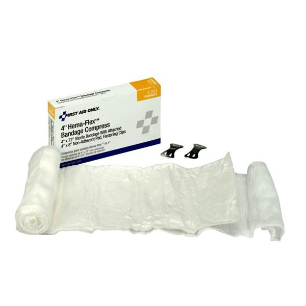 Acme United Corporation Bandage Compress Hema-Flex Gauze 4X72" Not Made With Natural Rubber Latex 1/Box - 2-004-001