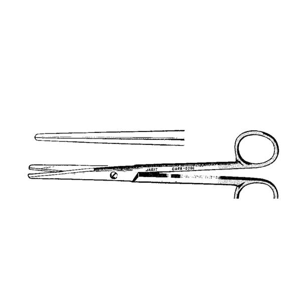 Integra Miltex Inc Scissors 6-3/4" Rounded Straight Ea - 101-220