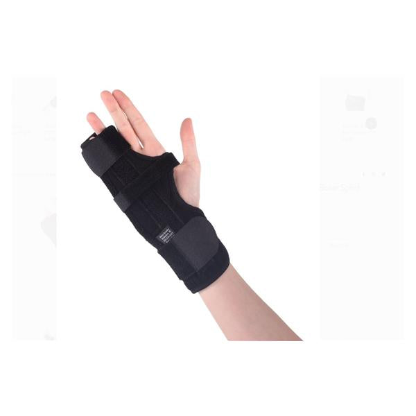 Medical Specialties Splint Boxer Adult Wrist Black 7-8.25" Size Large Left Ea - 223575