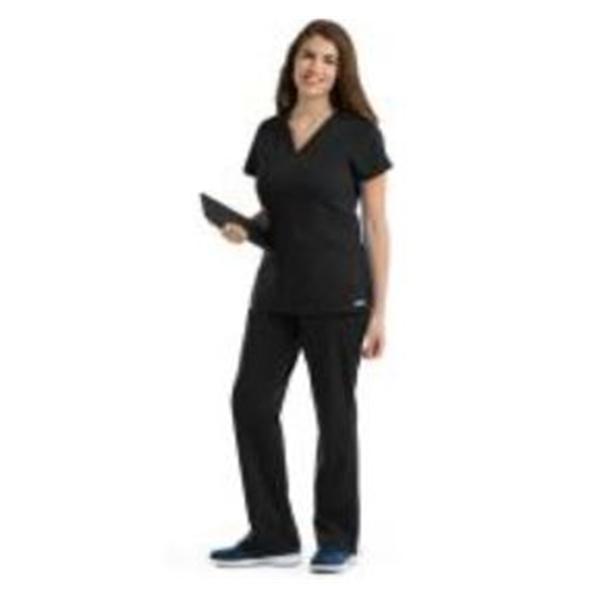 Grey's Anatomy (TM) Scrub Top Greys Anatomy 41452 Womens 4X Large Black Each - 41452X-014XL