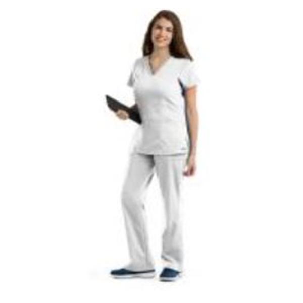 Grey's Anatomy (TM) Scrub Top Greys Anatomy 41452 Womens 2X Large White Each - 41452X-102XL