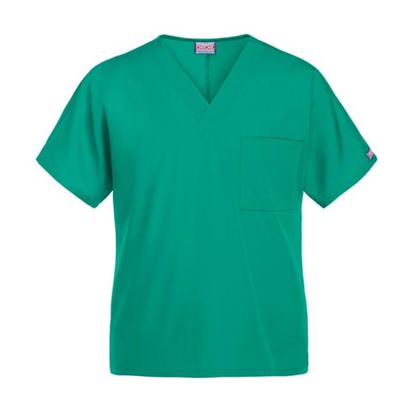 Cherokee Workwear Scrub Top Unisex 3X Large Surgical Green Ea - 4777-SGRW-3X