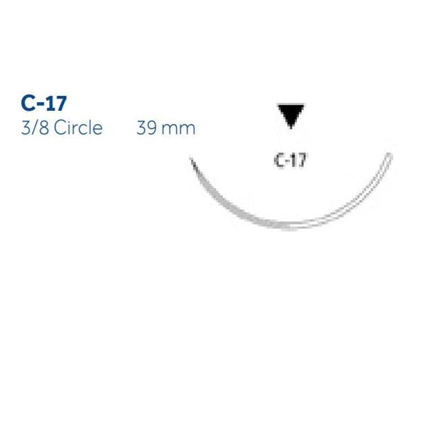 Medtronic MITG-Covidien Suture 2-0 Synthetic C-17 Polysorb Undyed 36" Braid 36/Bx - SL-674