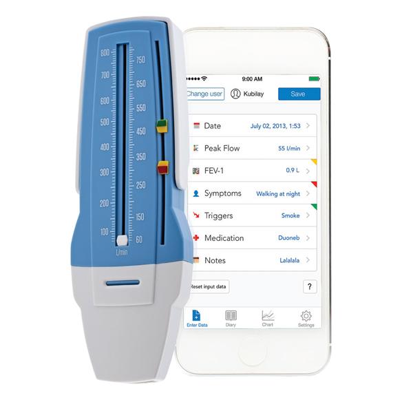Mada Medical Products Inc Peak Flow Meter Monitoring Asthmamd Adult/Pediatric 10/Bx - 1802P