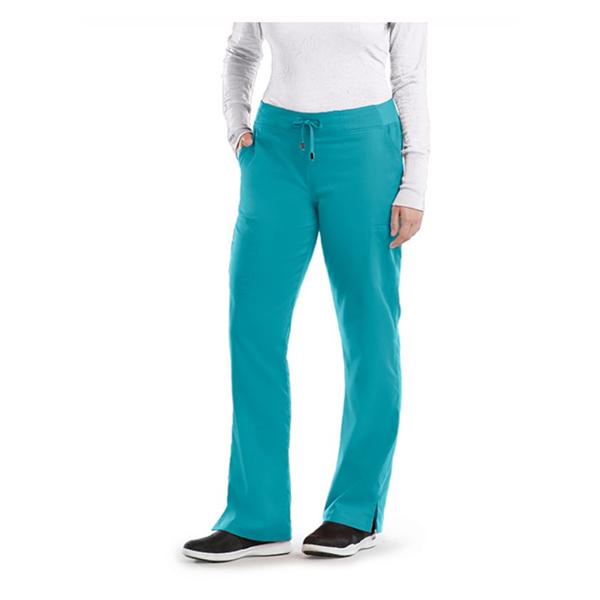 Grey's Anatomy (TM) Pant Cargo Greys Anatomy 4277 Womens X-Large Teal Each - 4277-39-XL