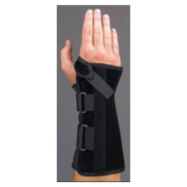 Medical Specialties Support V-Strap Wrist Polyproylene Felt Black Size Medium Right Ea - 223274