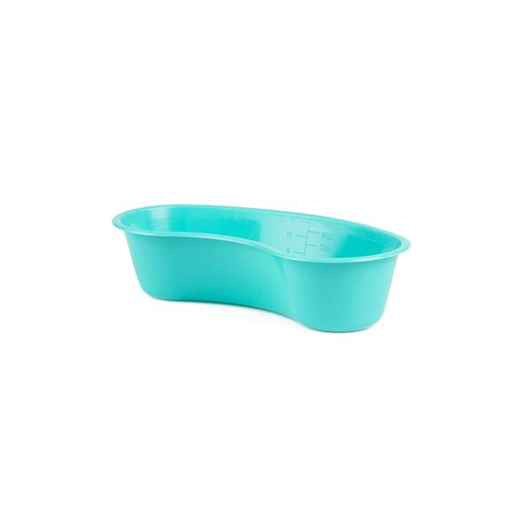 Medegen Medical Products, Basin Basin 16Oz Polypropylene Kidney Graduated 3-4/5X8-2/5" Turquoise 250/Case - H300-07