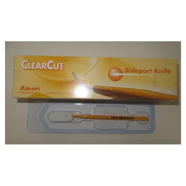 Alcon Surgical. Knife Ophthalmic Clearcut 1.0Mm Angled Round Disposable Ss/Plastic 6/Bx - 8065921540