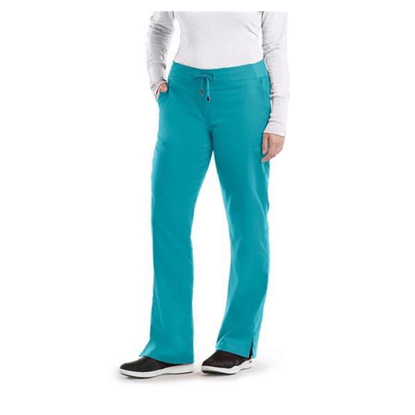 Grey's Anatomy (TM) Pant Cargo Greys Anatomy 4277 Womens Medium Petite Teal Each - 4277P-39-M