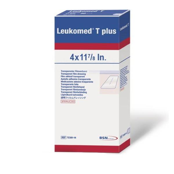 BSN Medical Dressing Post-Op Leukomed T Plus Pu Flm 4X11-7/8" High Absorbency 50/Box - 7238204