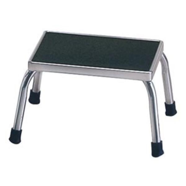 Brewer Company Stool Single Step Black Skid-Resistant Rubber Mat Ea - 11200-1