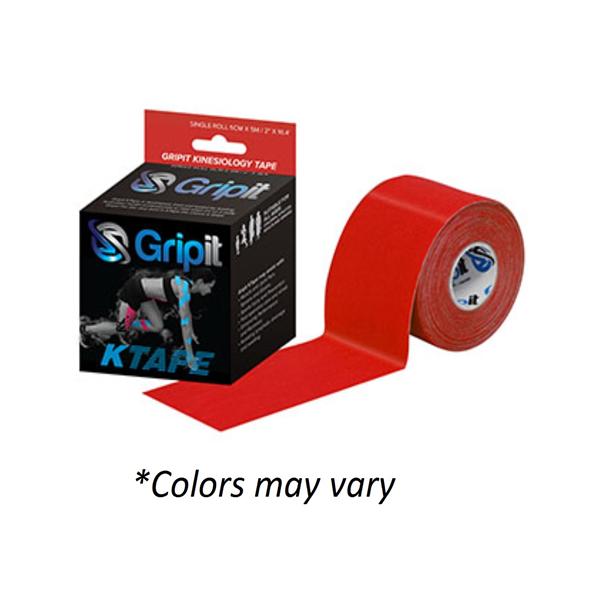 Fabrication Enterprises Tape Kinesiology Gripit Ktape Cotton/Lycra/Spandex 4"X5.5Yd Adhesive Blue Ea - 24-0137