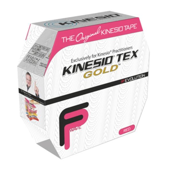 Fabrication Enterprises Tape Kinesiology Kinesio Tex Gold Fp Cotton 2"X34Yd Adhesive Red Ea - 24-4882