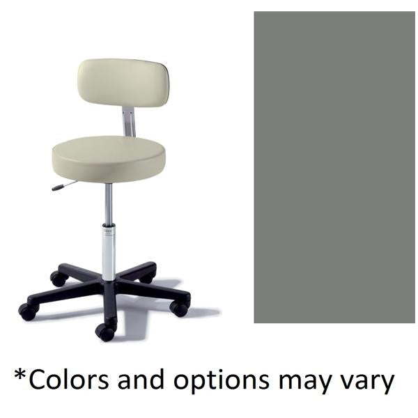 Midmark Corporation Stool Exam Ritter Value Series Lunar Gray Casters Backrest 5 Leg Ea - 273-001-845