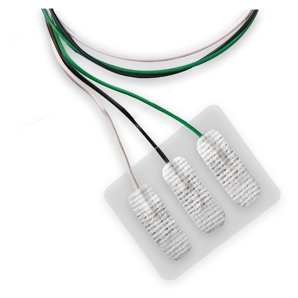 Graphic Control Electrode Rectangular Cloth 3 Lead 60/Case - A10058-SRT