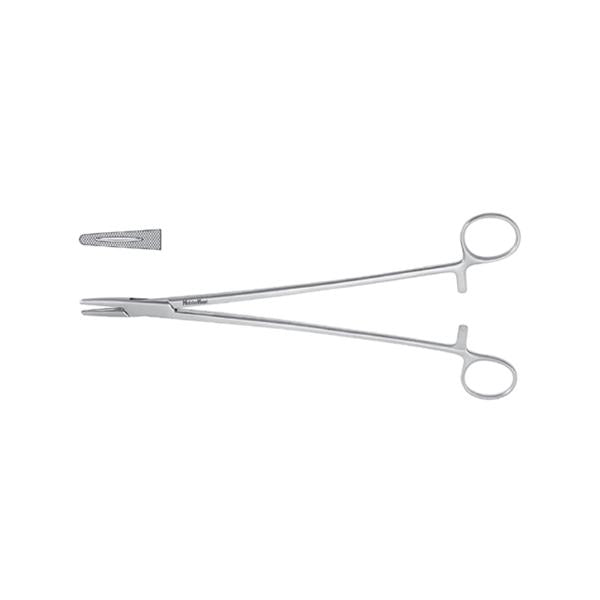 Miltex-Integra Holder Needle Mayo-Hegar-Masson Meister-Hand 10-1/2" Serrated Jaw Ss Ea - MH8-130
