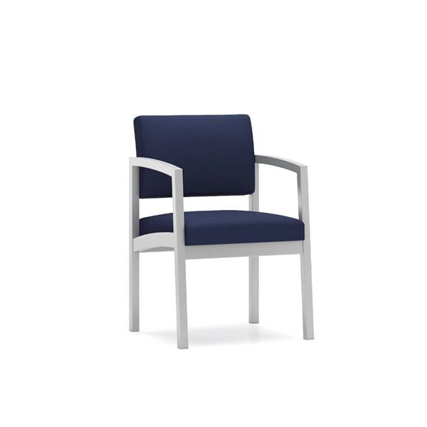 Lesro Industries Chair Guest Lenox 22.5X24.5X32 Powder-Coated Steel Charcoal Each - LS1801G7