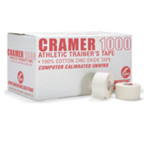 Cramer Products Tape Trainers Cotton/Zinc Oxide 2"X15Yd Adhesive White 24/Ca - 282102
