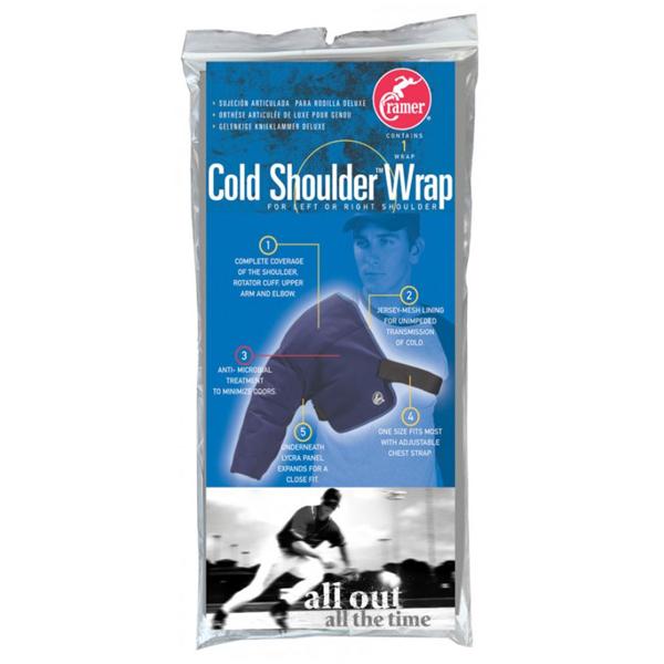 Cramer Products Wrap Cold Therapy Standard Shoulder Reusable Navy Ea - 279826