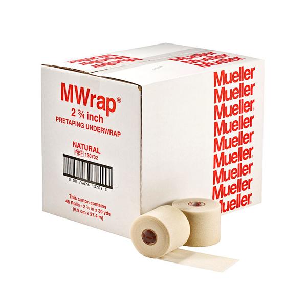Mueller Sports Medicine Underwrap Athletic Foam 2.75"X30Yd Self-Adhesive Natural 48/Ca - 130702
