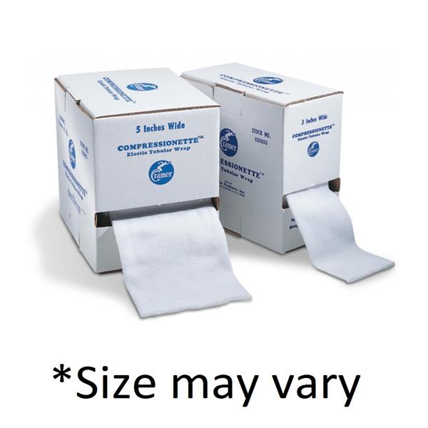 Cramer Products Bandage Support Compressionette Cotton/Elastic 3"X11Yd Tubular White Ns Rl - 33850