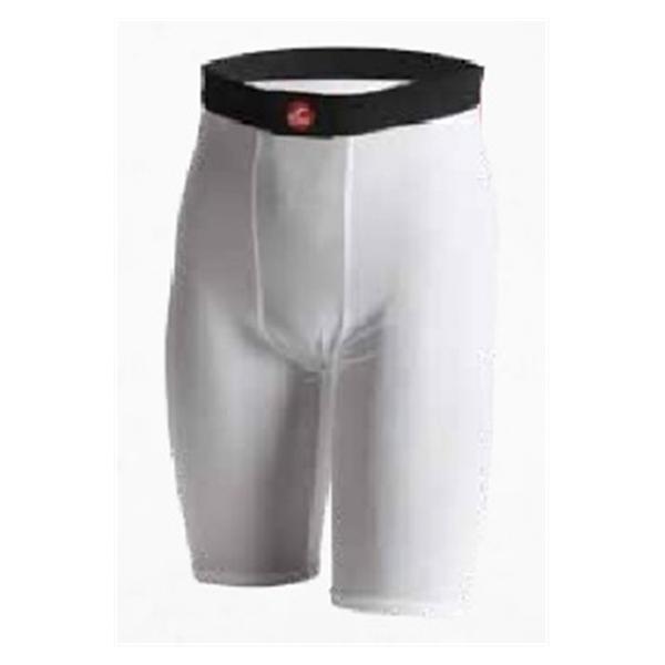 Cramer Products Shorts Compression Knee Length Men White Size X-Large Ea - C5WHXL