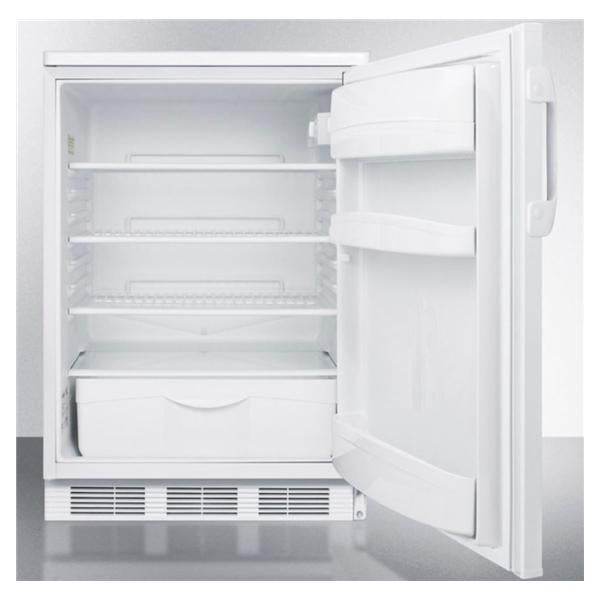 Felix Storch (Summit) Refrigerator Gp Accucold 5.5 Cu Ft 1 Sld Swng Dr/Crisper Atmtc Dfrst Slm Ea - FF6