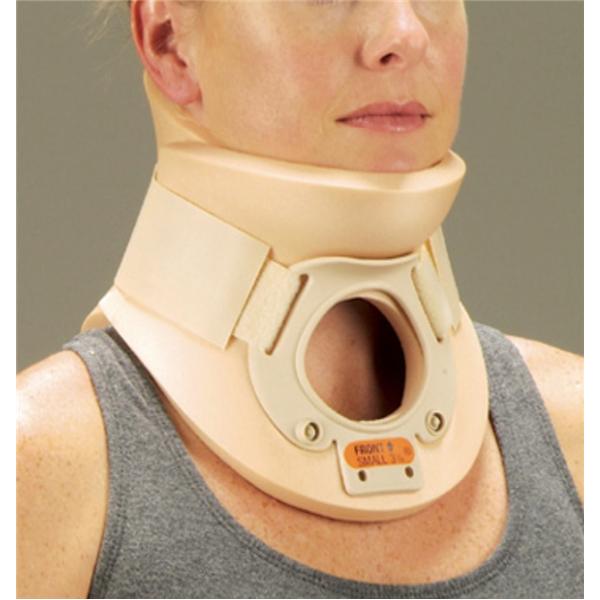 Deroyal Industries Inc Collar Rigid Adult 2 Piece Cervical Plastazote Foam Beige Size 3.25" Large Ea - 1034-13