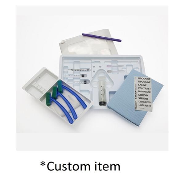 B. Braun Medical Tray Single Shot Epidural Custom Comfort Surgery Center 10/Ca - 552164