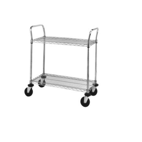 Intermetro Industries Cart Utility Super Erecta Brite 24X36X39" 4-5" Rubber Casters Ea - 2SPN53ABR