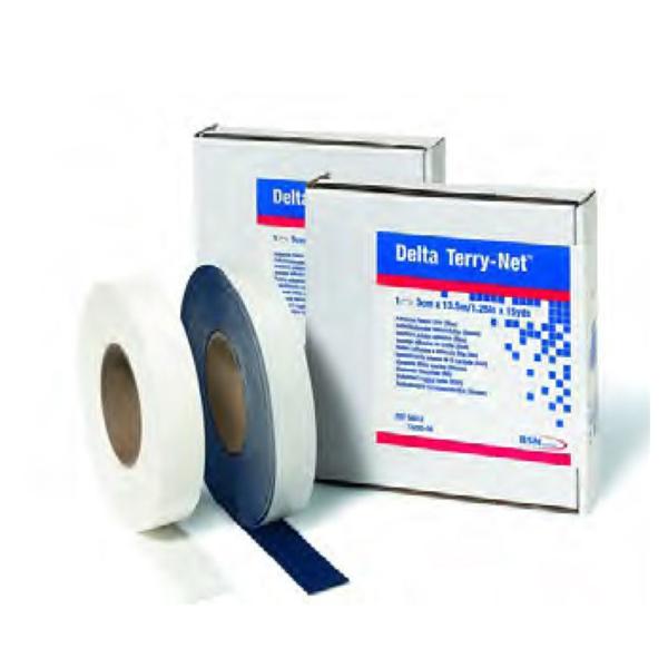 BSN Medical Casting Fleece Edger Delta Terry-Net Synthetic 1.25"X15Yd Blue Lf 1/Ca - 58012