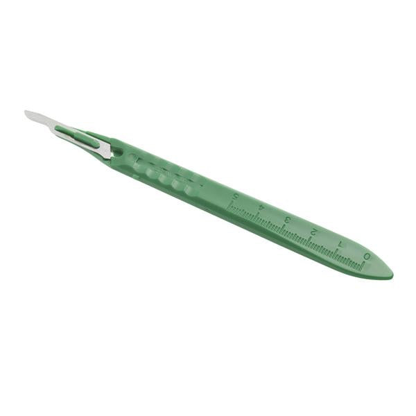 Myco Medical Supplies Scalpel Surgical Technocut #15 Mm Scale Handle Sterile Disposable 10/Box - 6008T-15
