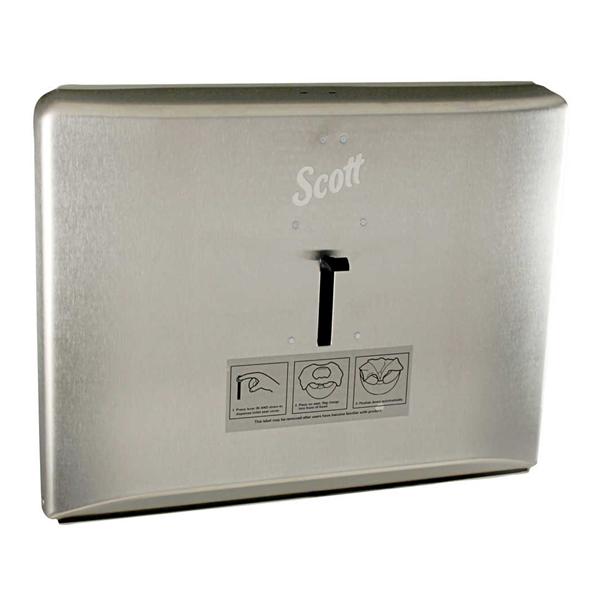 Kimberly Clark Professional Dispenser Toilet Seat Cover Reflections Stainless Steel Silver Ea - 9512