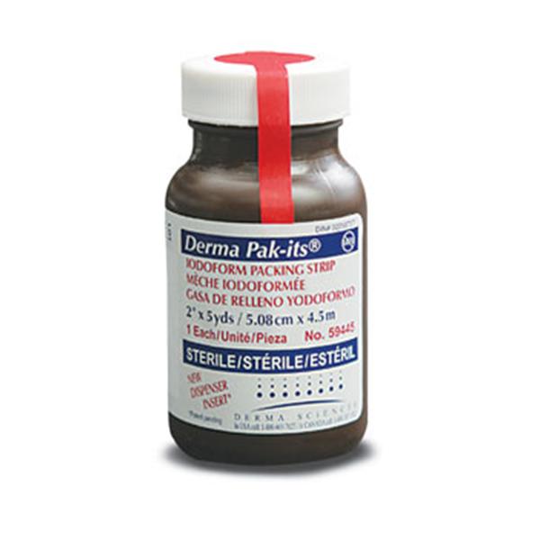 Integra LifeSciences Corp Packing Strip Pak-Its Cotton 1"X5Yd Sterile Non-Adhesive Lf 12/Case - 59345