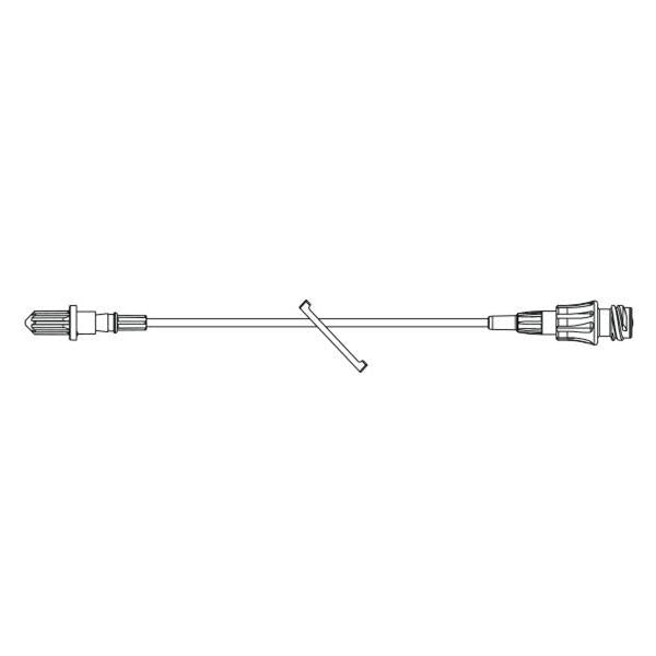 Baxter Healthcare Iv Extension Set 8 Inj St Male Luer Lock Adapter Primary Infusion Spike 50/Bx, 4 Bx/Ca - 2N3374