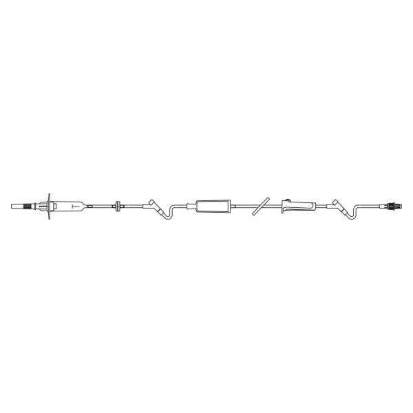 Baxter Healthcare Iv Solution Set Continu-Flo 2 Intrlnk Inj Sites: 84", 6 105" 10 Drops/Ml Ea, 48 Ea/Ca - 2C6571