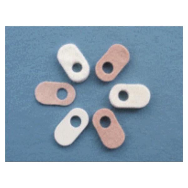 Aetna Felt Corporation Pad Orthopedic Pedi-Pads Foot Foam 1/8" Thick Adhesive Back White #101-A 100/Pk - 4109